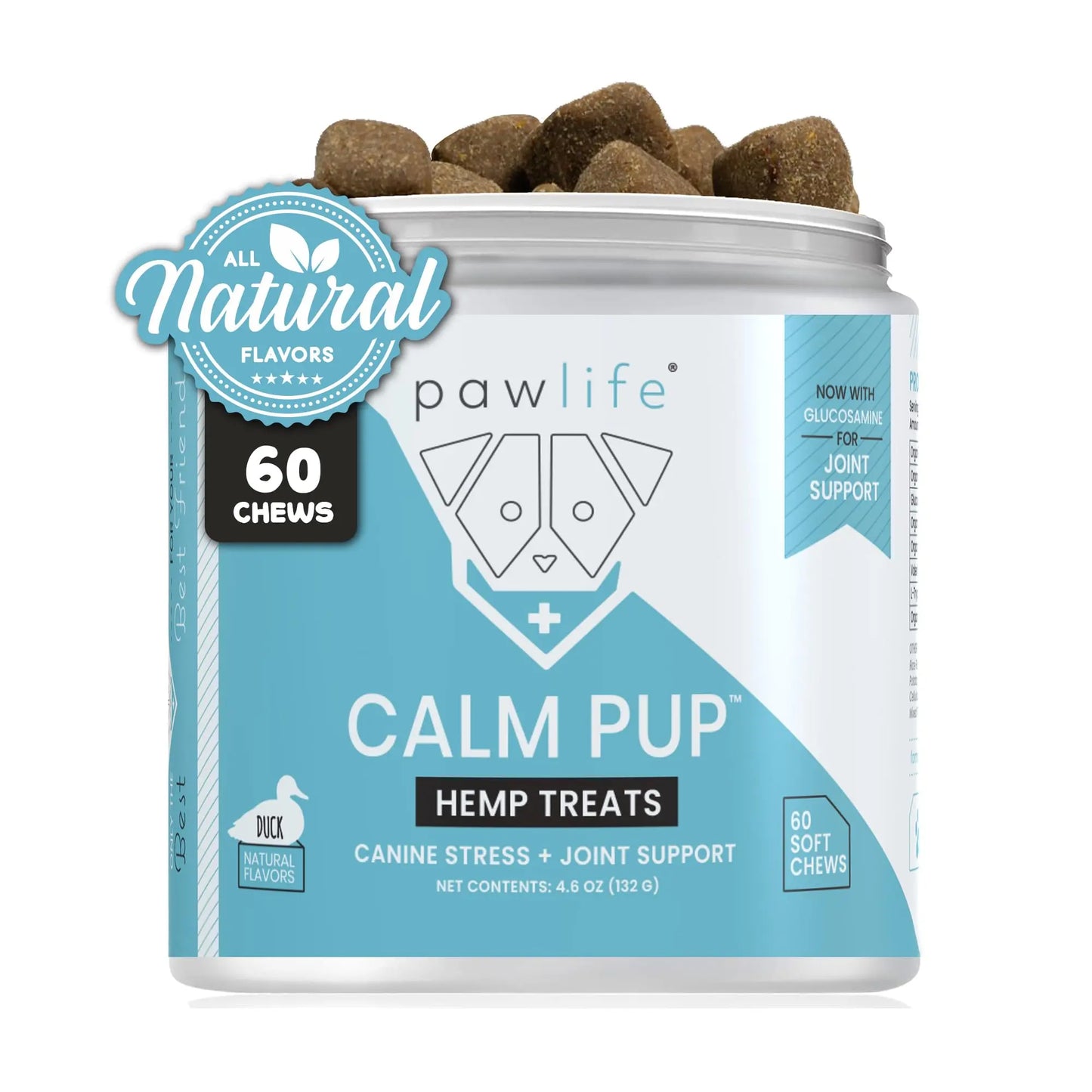 Pawlife Dog Calming Chews - Anxiety Relief Treats 60 Calming Treats for Dogs Paw Pop Store