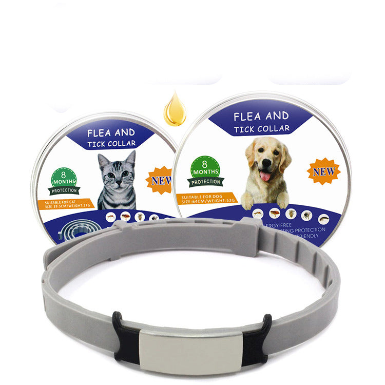 Silicone Flea-Free Pet Collar Paw Pop Store