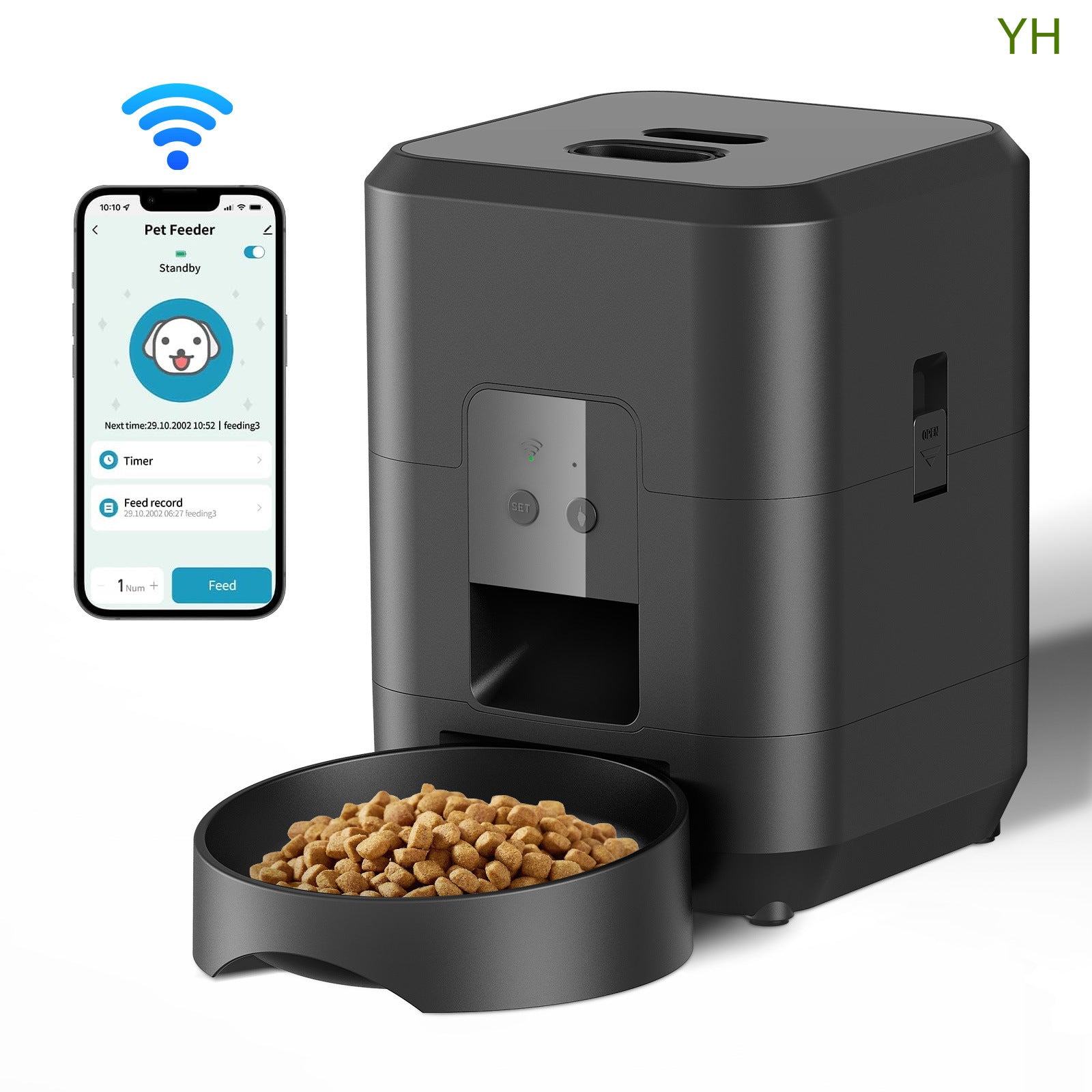 Pet Intelligent Timing Quantitative Remote Automatic Pet Feeder Paw Pop Store