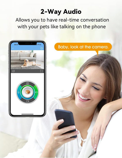 Smart Pet Camera with Treat Dispenser Paw Pop Store