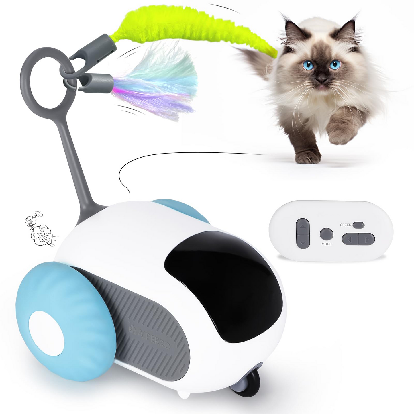 Smart Interactive Cat-Dog Toy Car Paw Pop Store