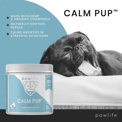 Pawlife Dog Calming Chews - Anxiety Relief Treats 60 Calming Treats for Dogs Paw Pop Store