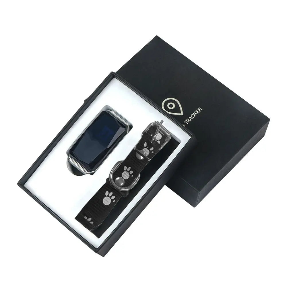 GPS Pet Tracker Collar for Lost Pet Location Tracking Paw Pop Store