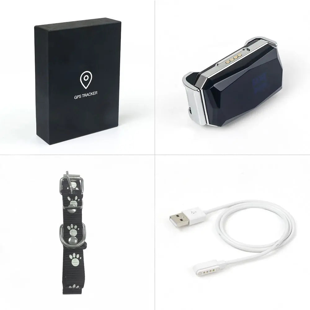 GPS Pet Tracker Collar for Lost Pet Location Tracking Paw Pop Store