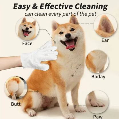 Pet Cleaning Gloves & Wipes Paw Pop Store