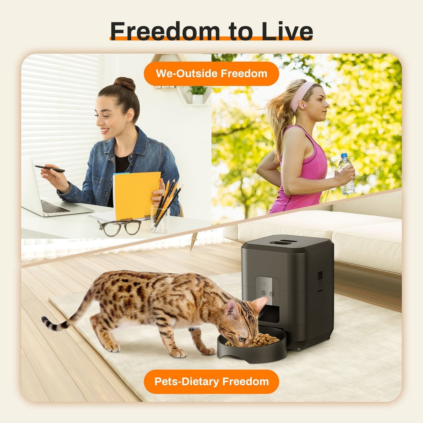 Pet Intelligent Timing Quantitative Remote Automatic Pet Feeder Paw Pop Store