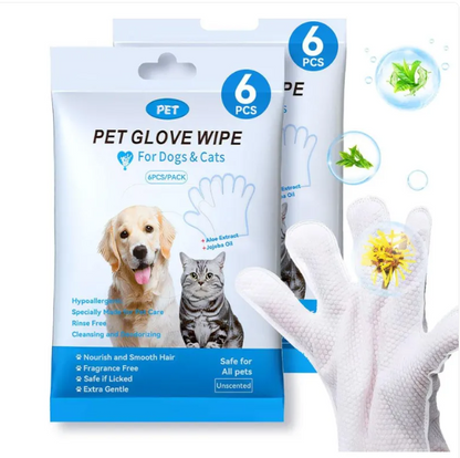 Pet Cleaning Gloves & Wipes Paw Pop Store